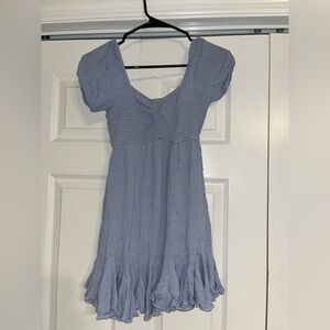 Altar'd State Light Blue Mini Dress